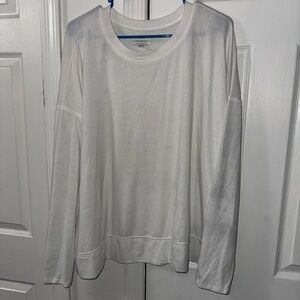 Lucky Brand Women's White Long Sleeve Top